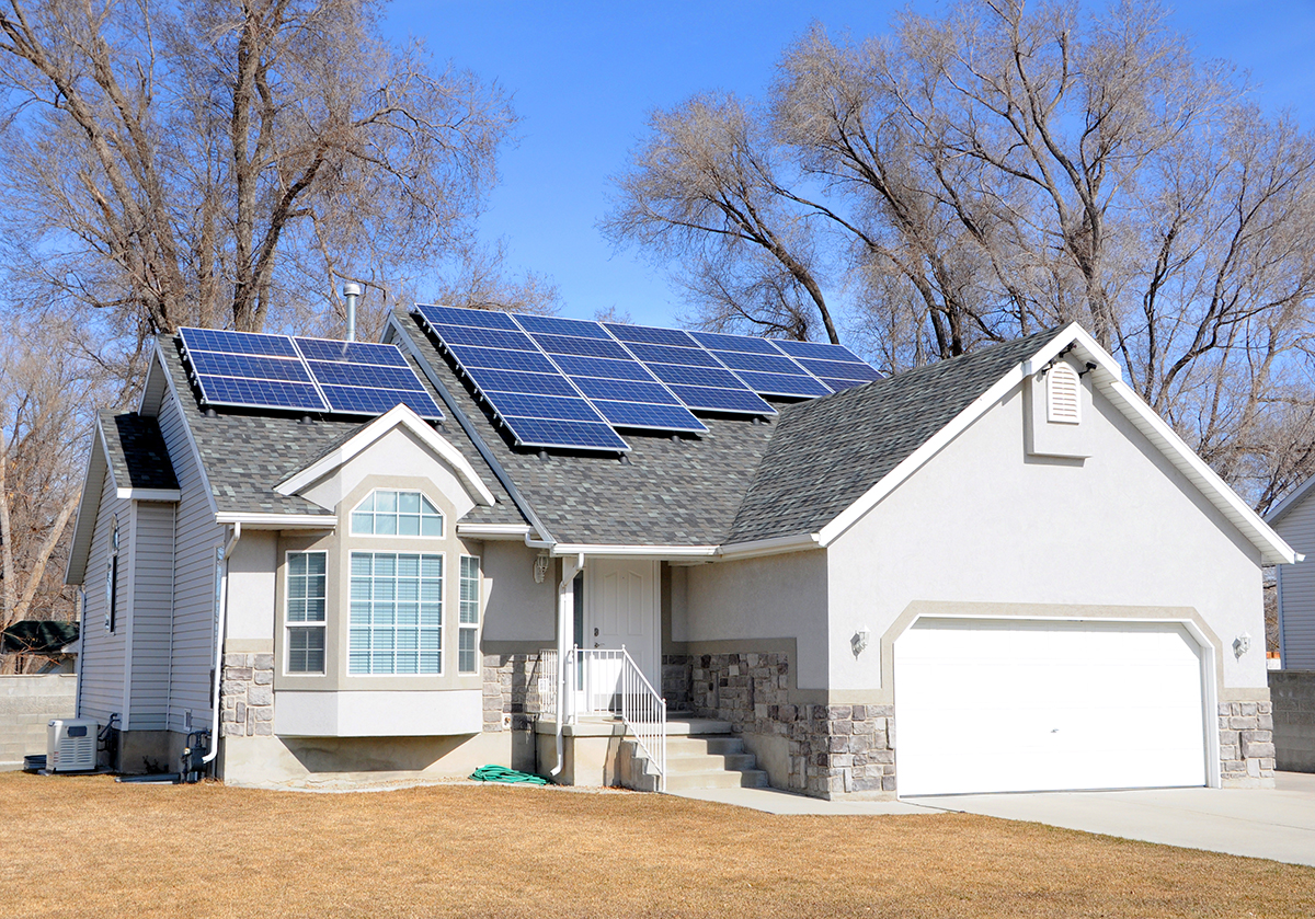 Solar Panel Powered Home